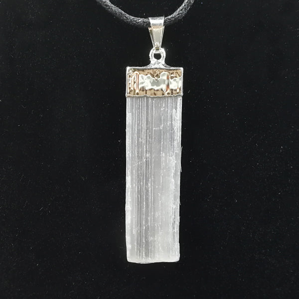 Selenite Blade Pendant